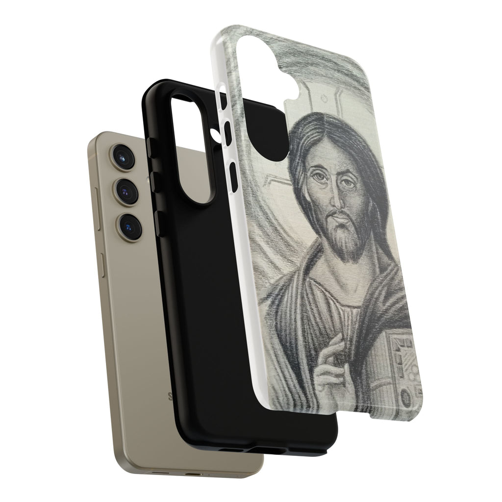 Christ Pantocrator phone case | religious icon iPhone cover
