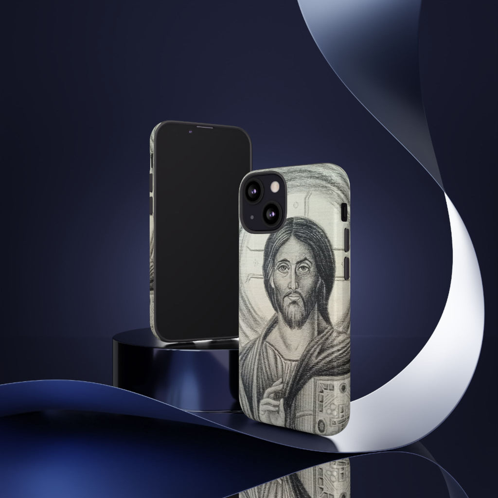 Christ Pantocrator phone case | religious icon iPhone cover
