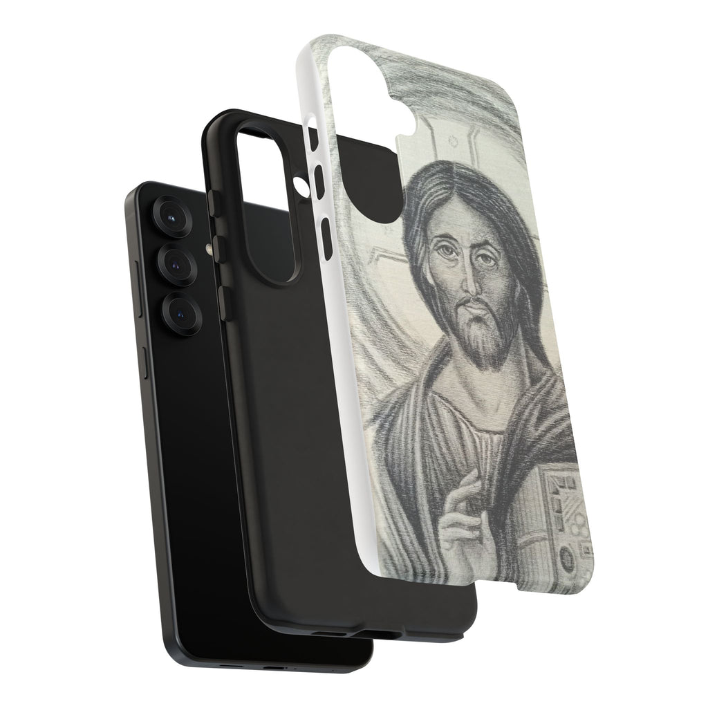 Christ Pantocrator phone case | religious icon iPhone cover