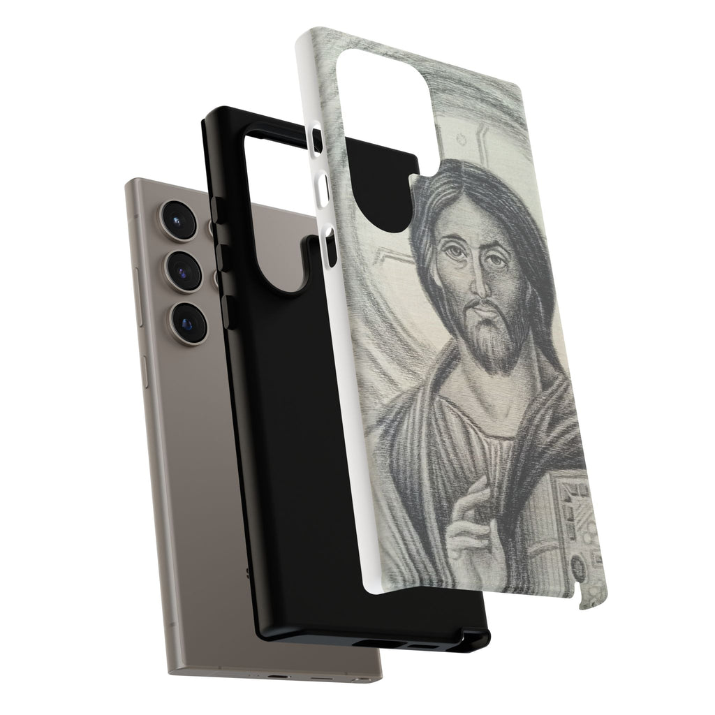 Christ Pantocrator phone case | religious icon iPhone cover