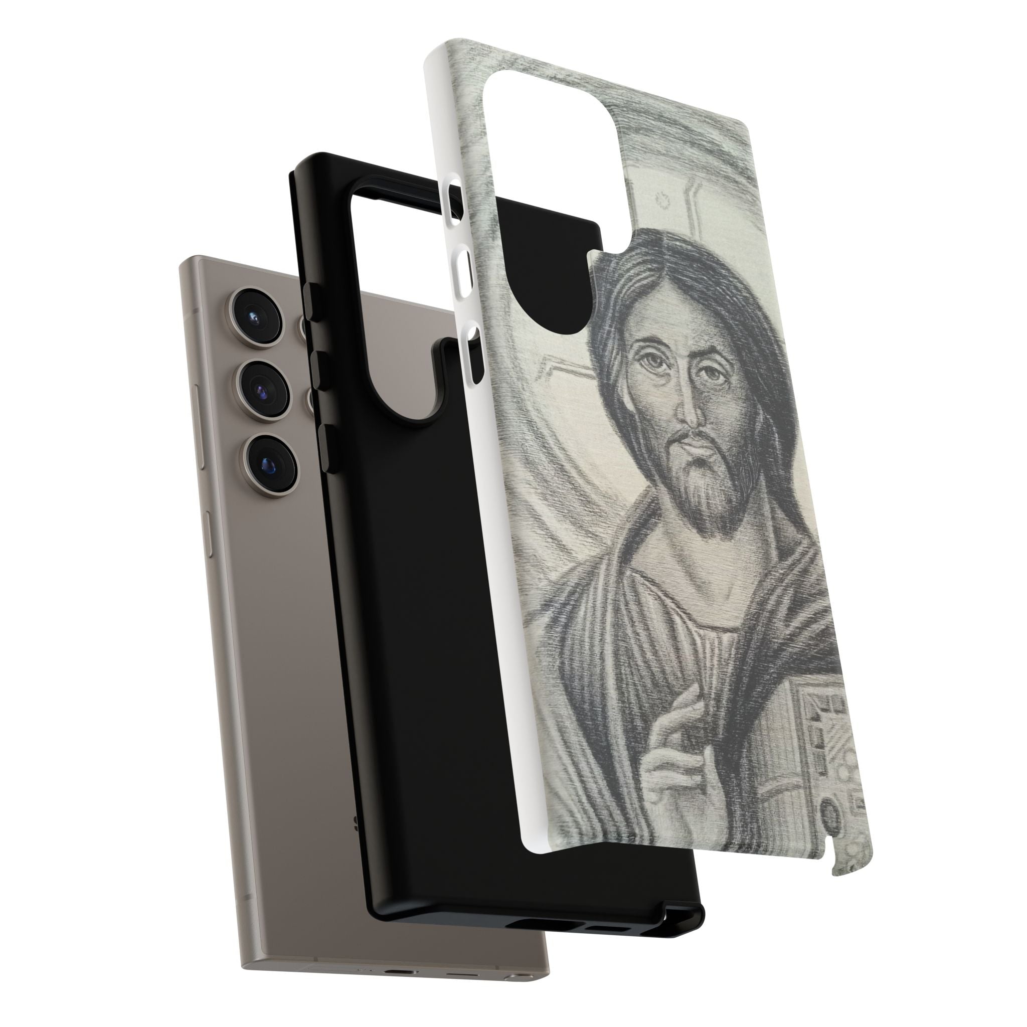 Christ Pantocrator phone case | religious icon iPhone cover