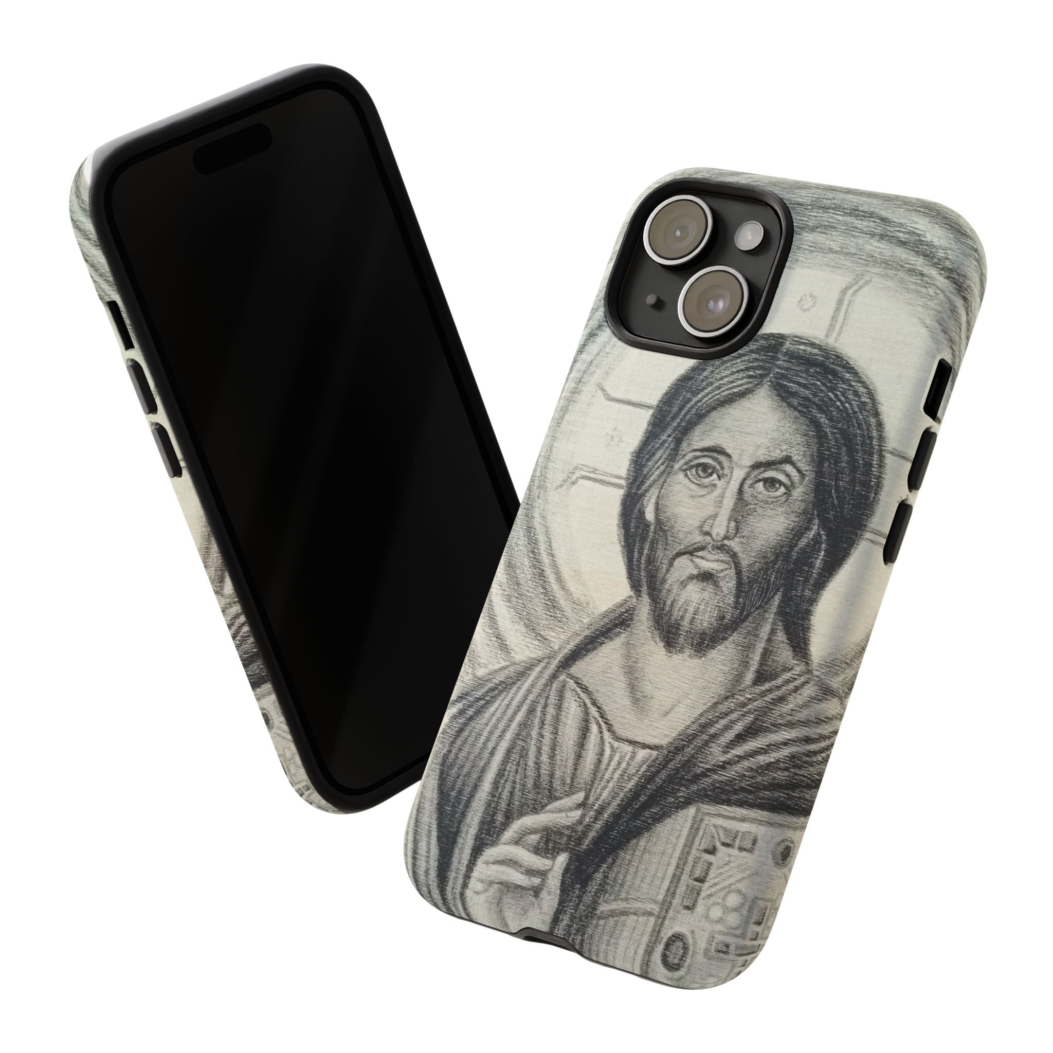Christ Pantocrator phone case | religious icon iPhone cover