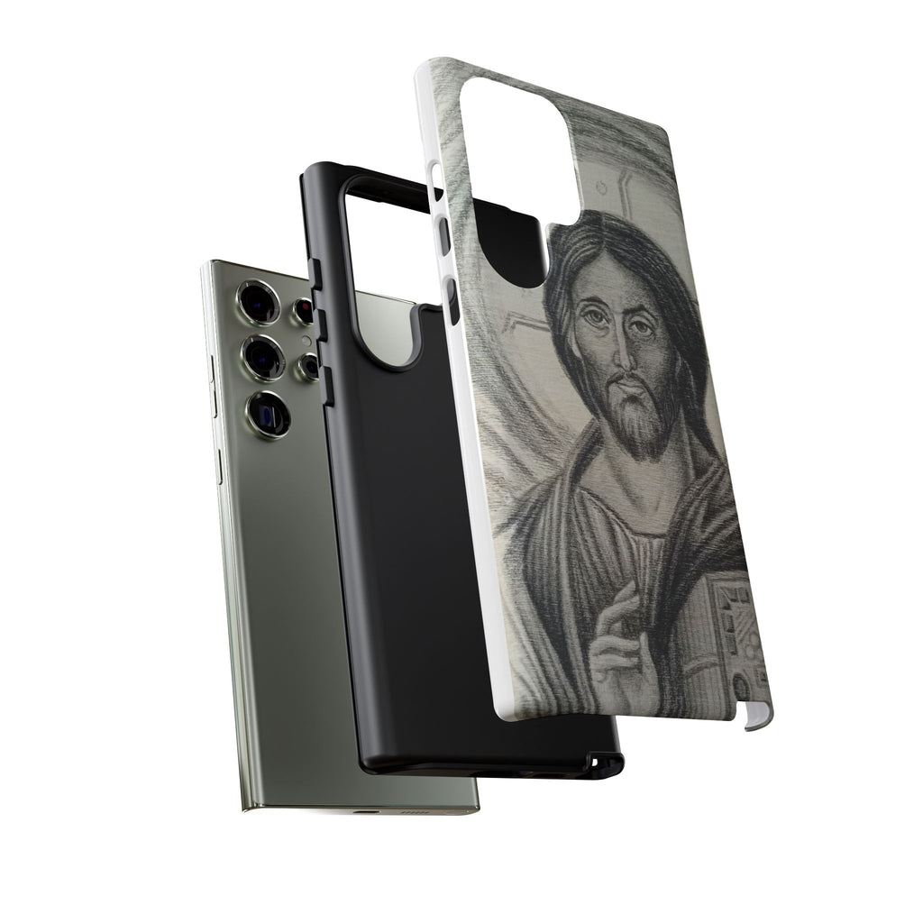 Christ Pantocrator phone case | religious icon iPhone cover
