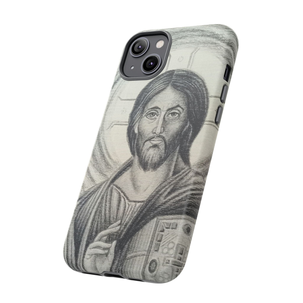 Christ Pantocrator phone case | religious icon iPhone cover
