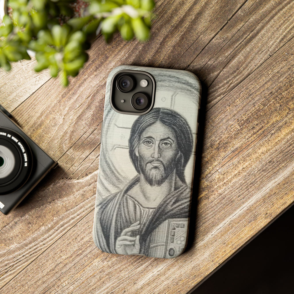 Christ Pantocrator phone case | religious icon iPhone cover