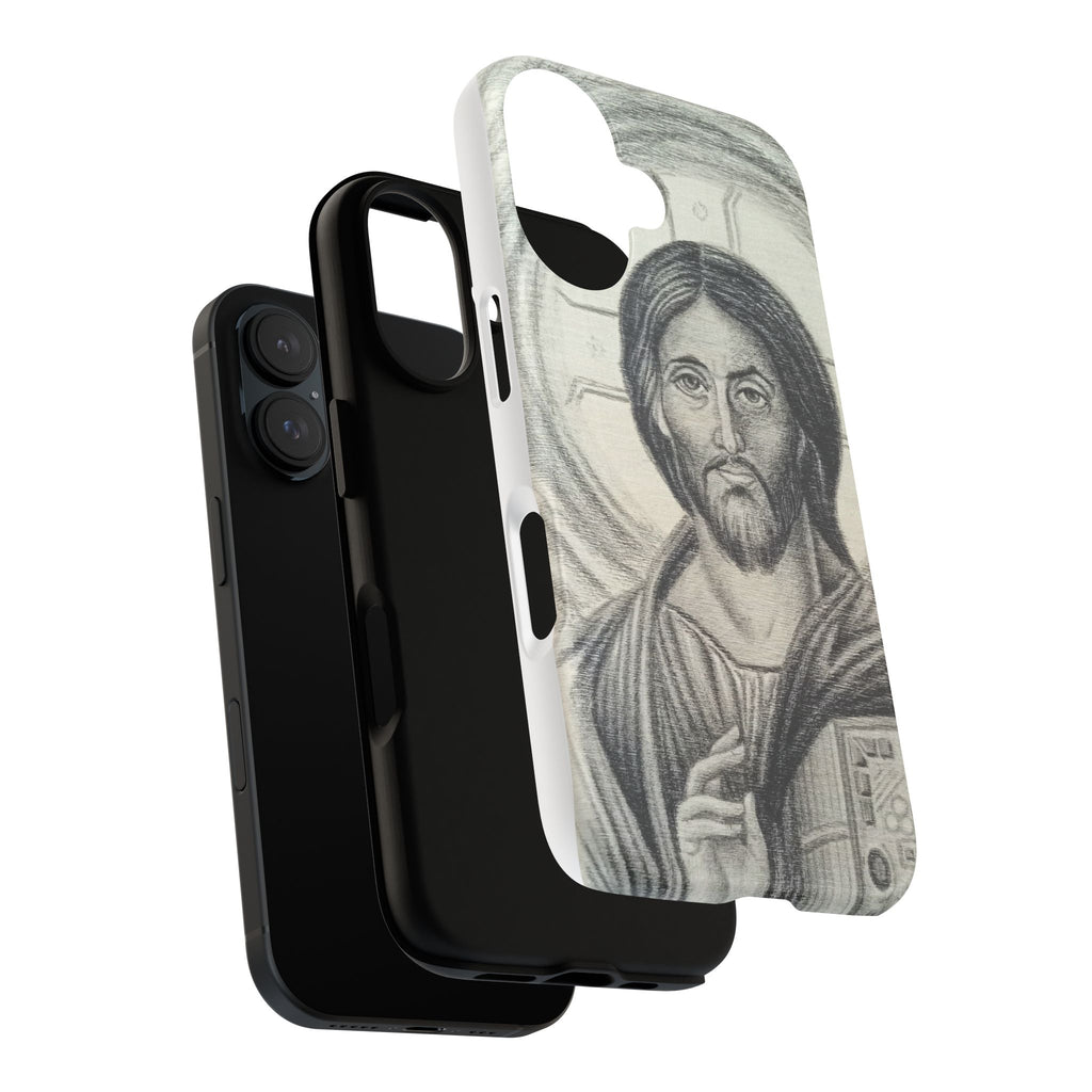 Christ Pantocrator phone case | religious icon iPhone cover