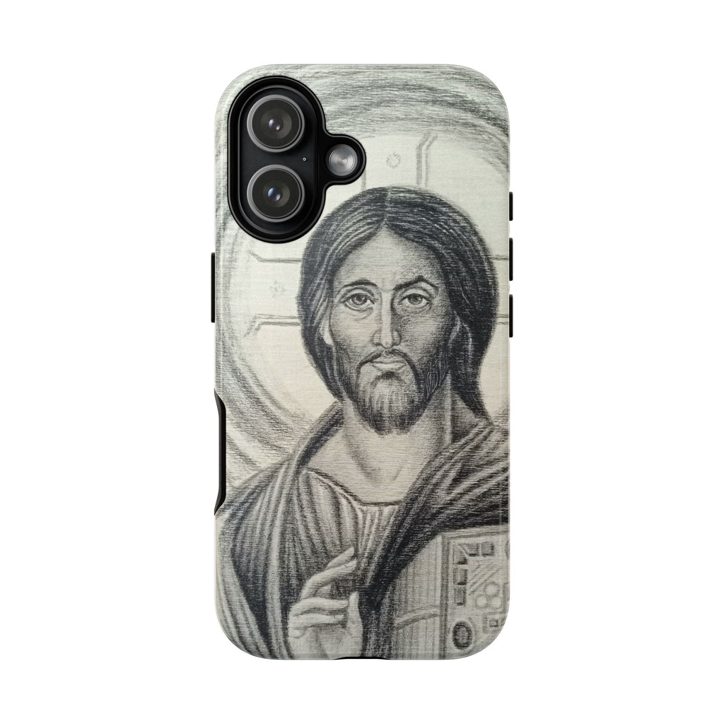 Christ Pantocrator phone case | religious icon iPhone cover