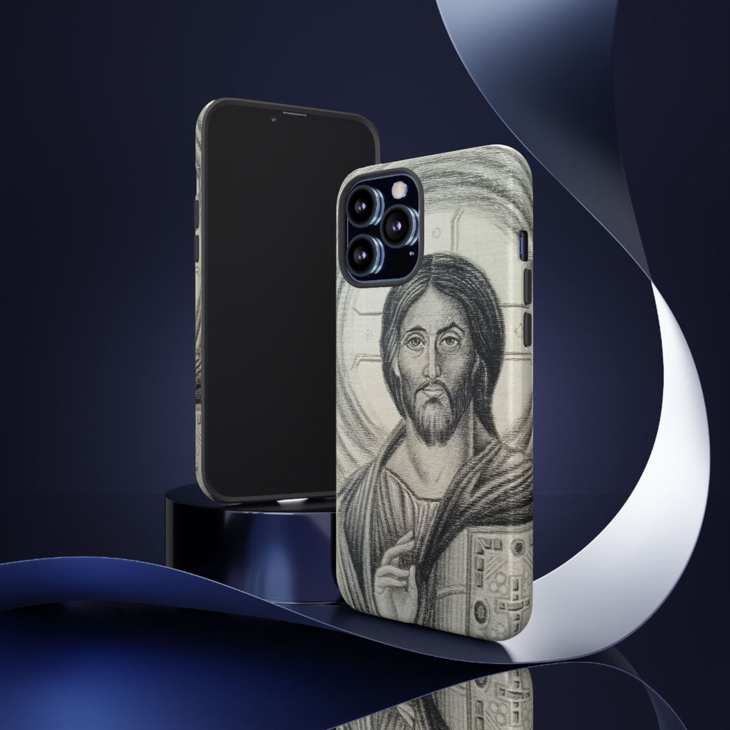 Christ Pantocrator phone case | religious icon iPhone cover