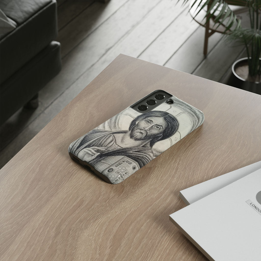 Christ Pantocrator phone case | religious icon iPhone cover