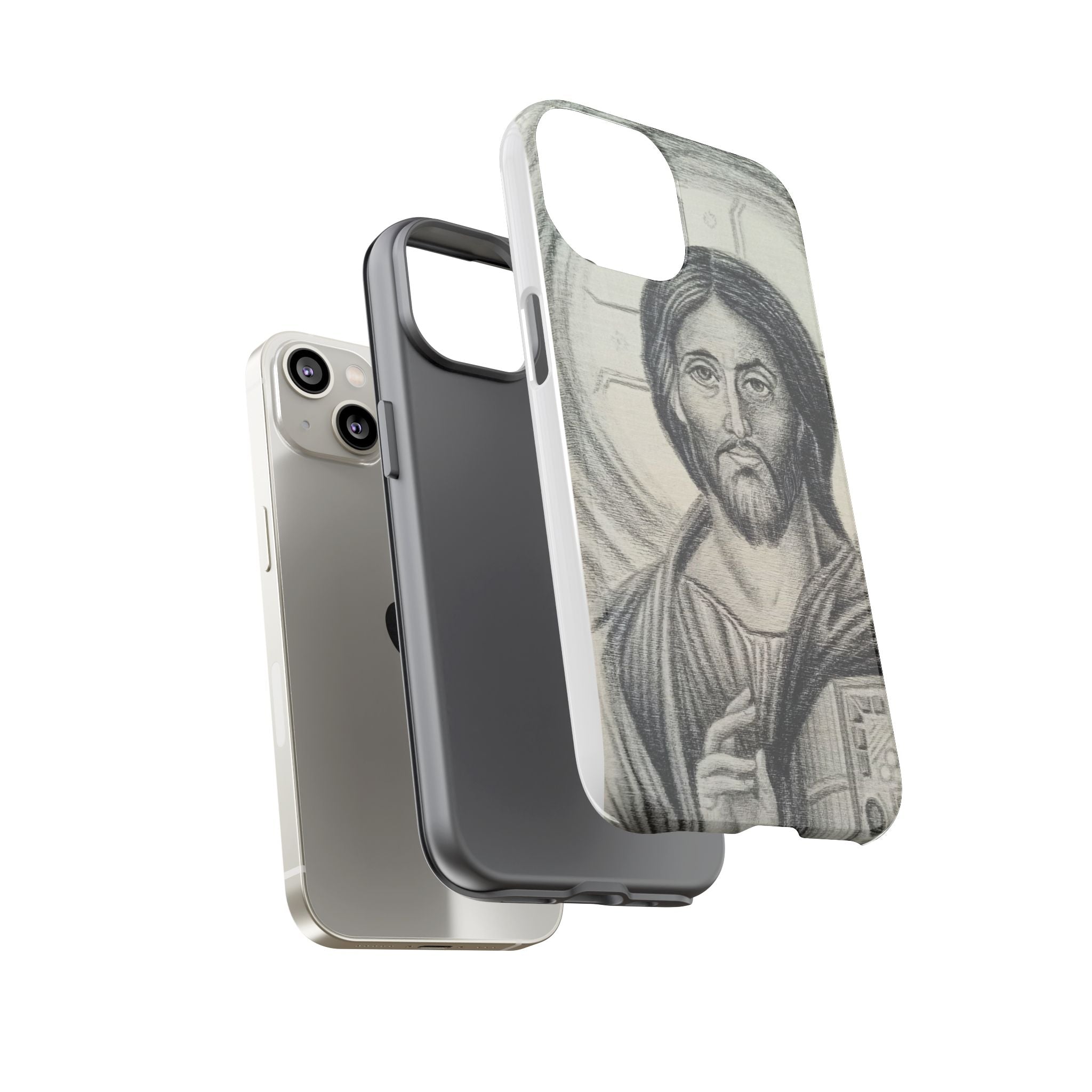 Christ Pantocrator phone case | religious icon iPhone cover