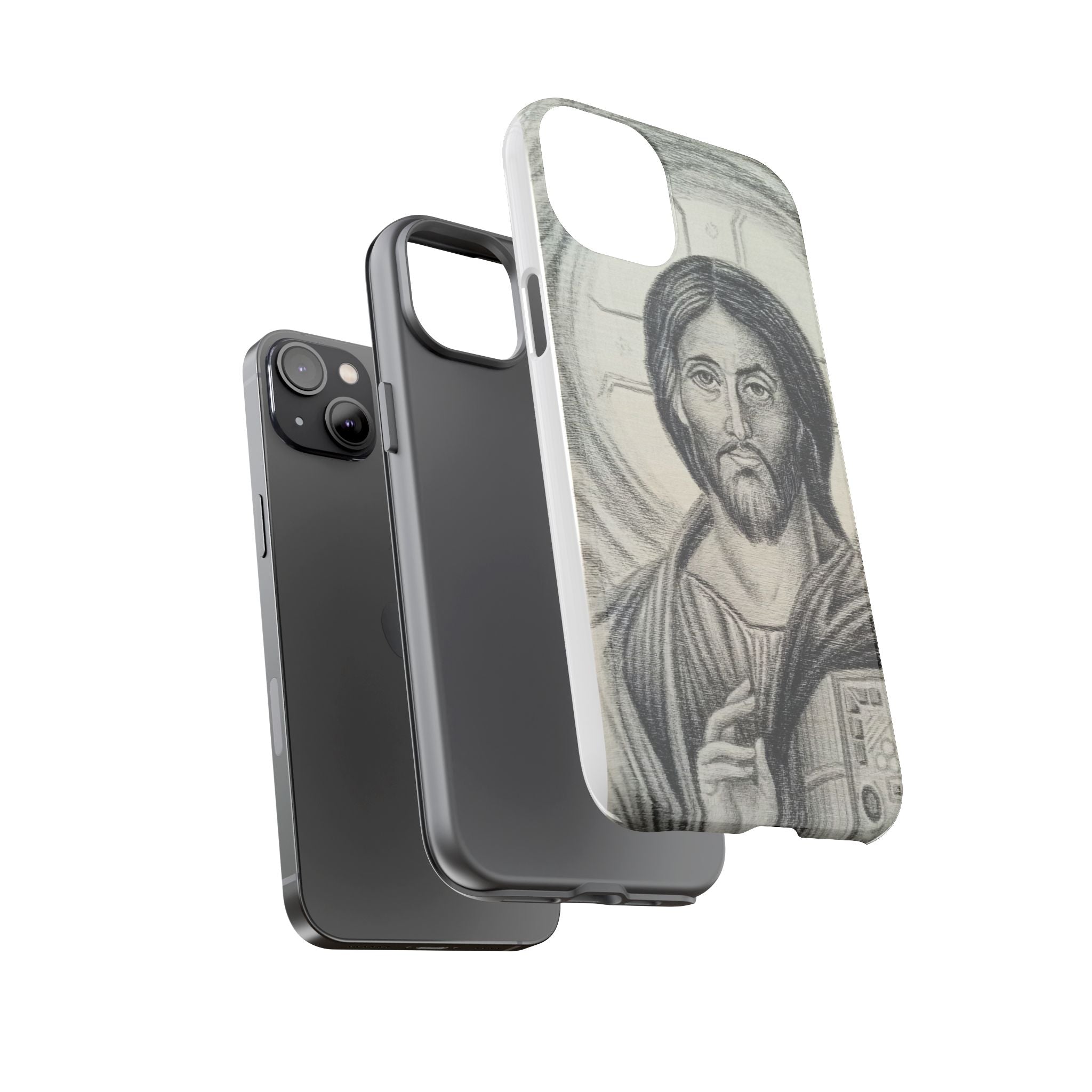 Christ Pantocrator phone case | religious icon iPhone cover