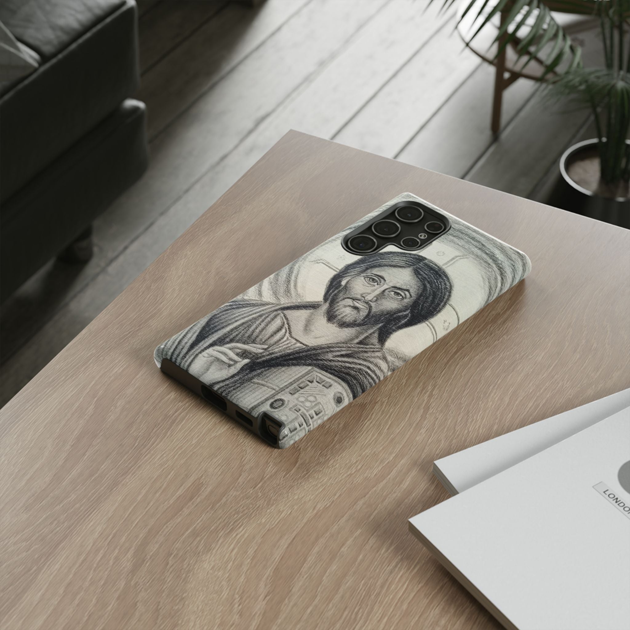 Christ Pantocrator phone case | religious icon iPhone cover