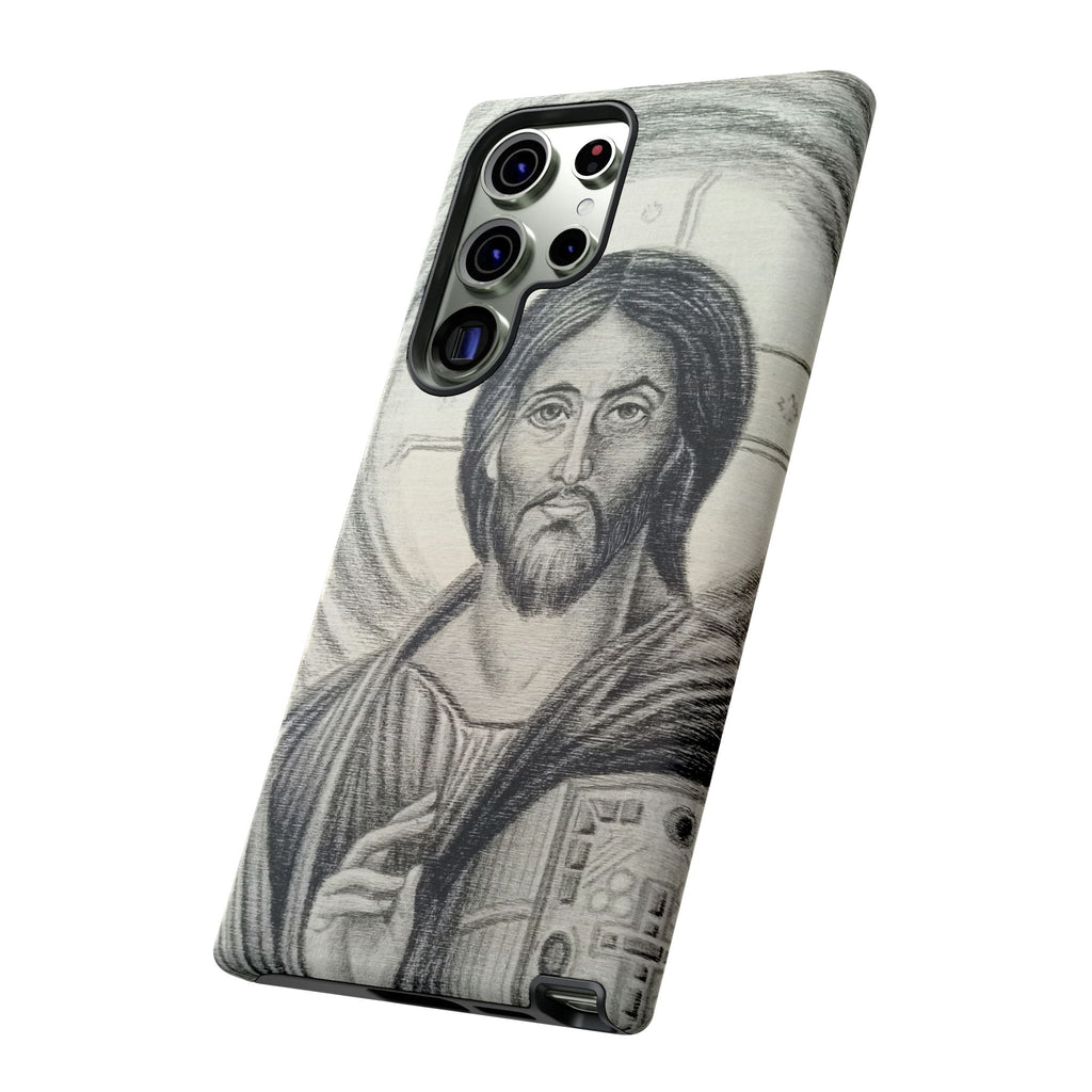 Christ Pantocrator phone case | religious icon iPhone cover