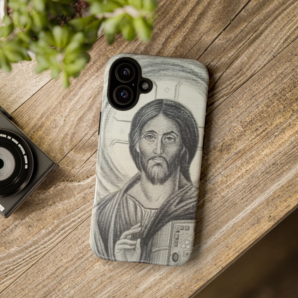 Christ Pantocrator phone case | religious icon iPhone cover