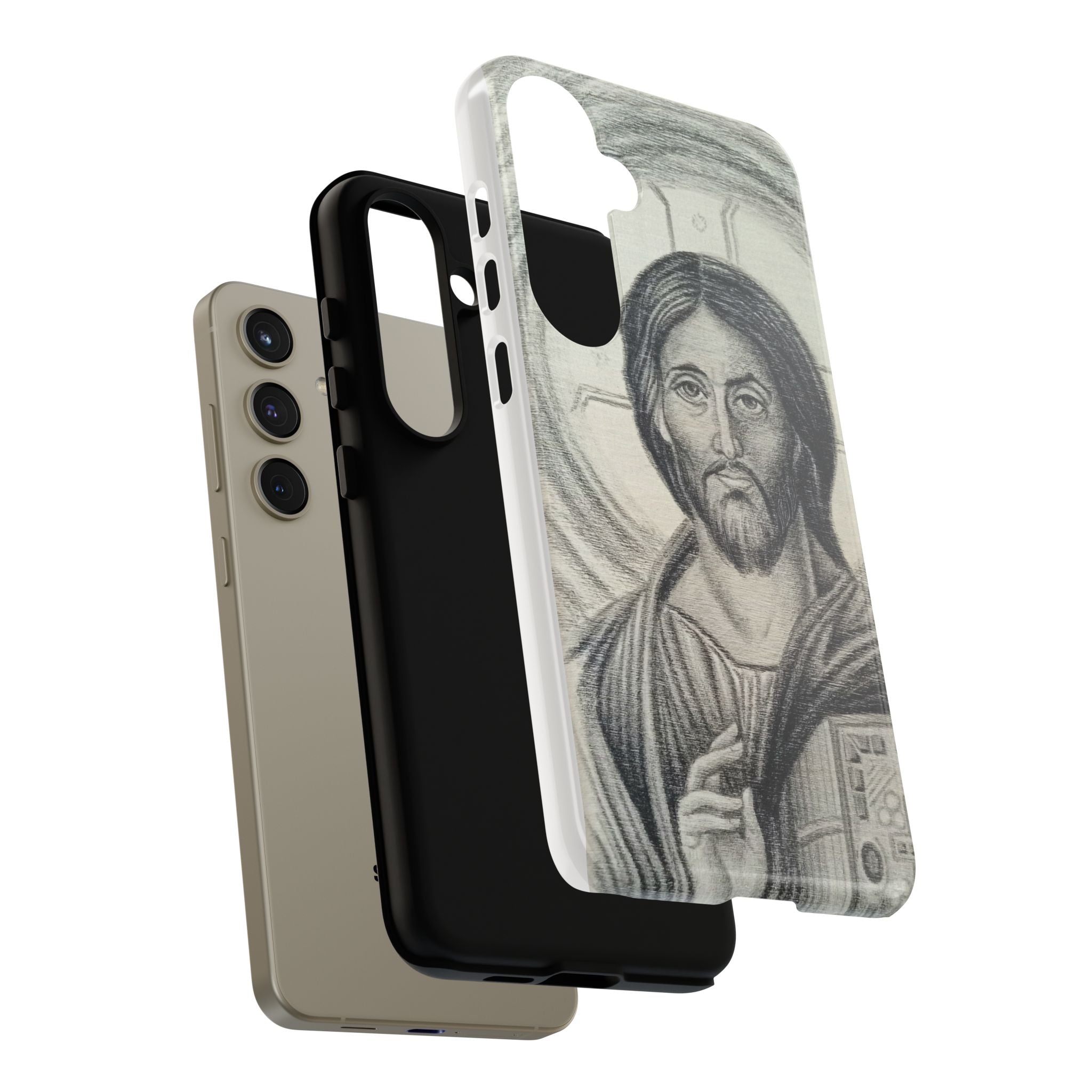 Christ Pantocrator phone case | religious icon iPhone cover