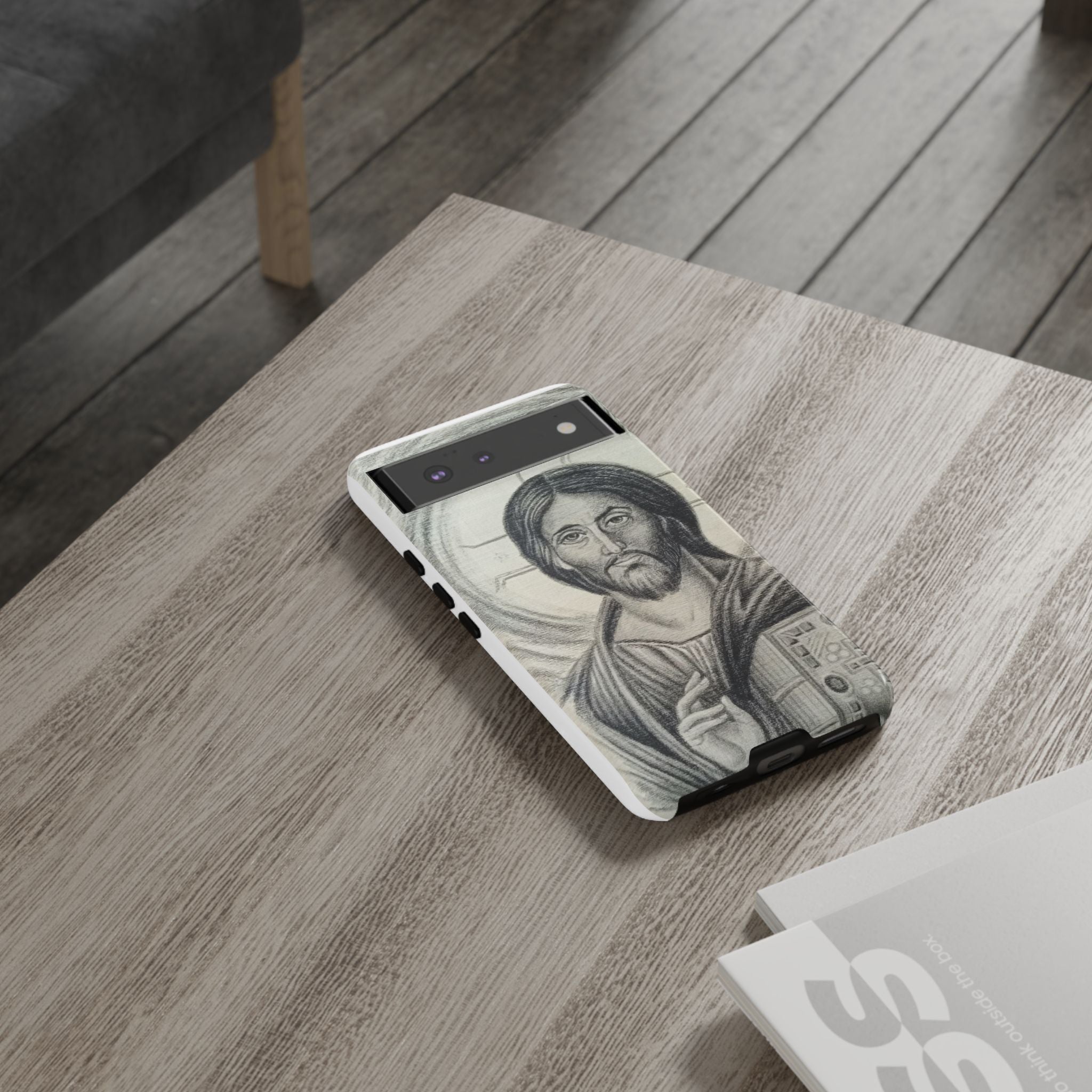 Christ Pantocrator phone case | religious icon iPhone cover