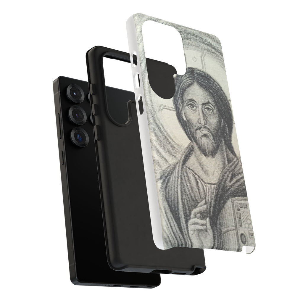 Christ Pantocrator phone case | religious icon iPhone cover