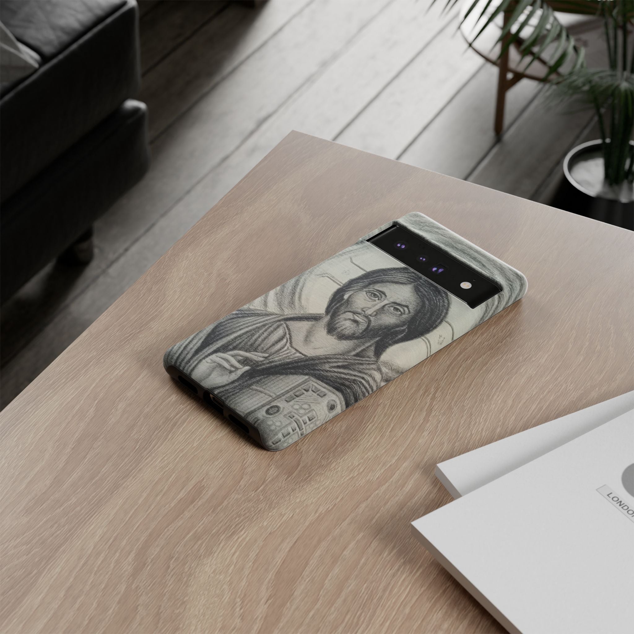 Christ Pantocrator phone case | religious icon iPhone cover