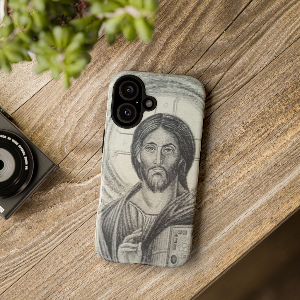 Christ Pantocrator phone case | religious icon iPhone cover