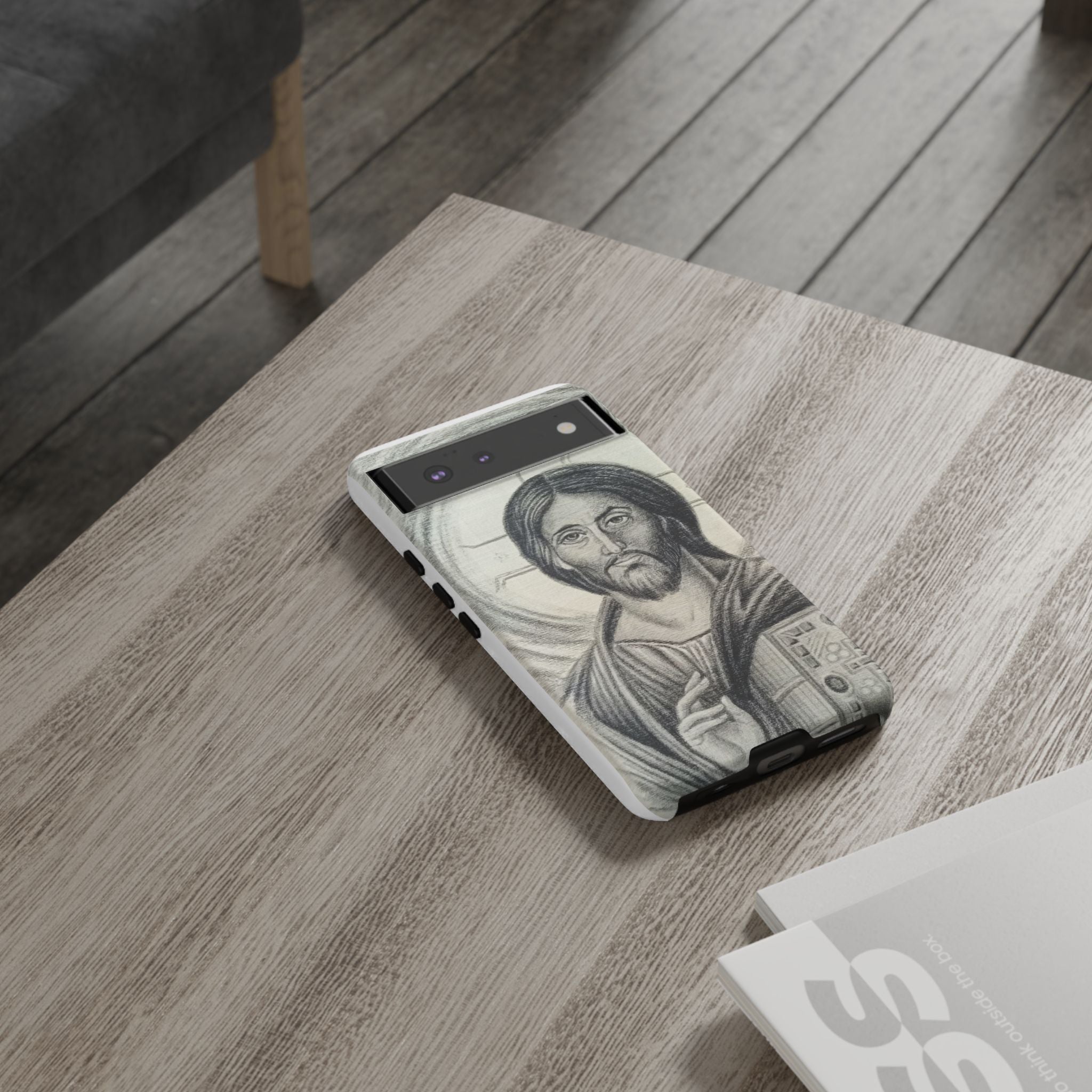Christ Pantocrator phone case | religious icon iPhone cover