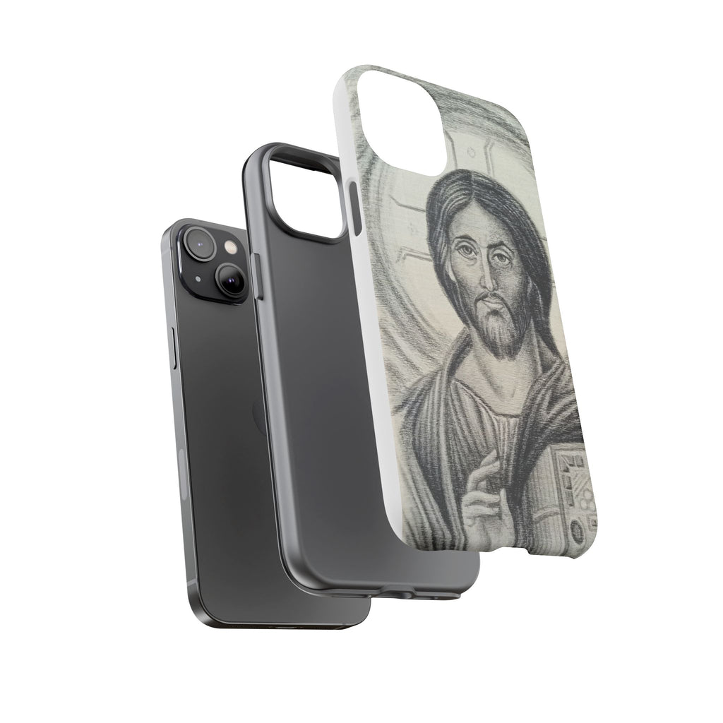 Christ Pantocrator phone case | religious icon iPhone cover