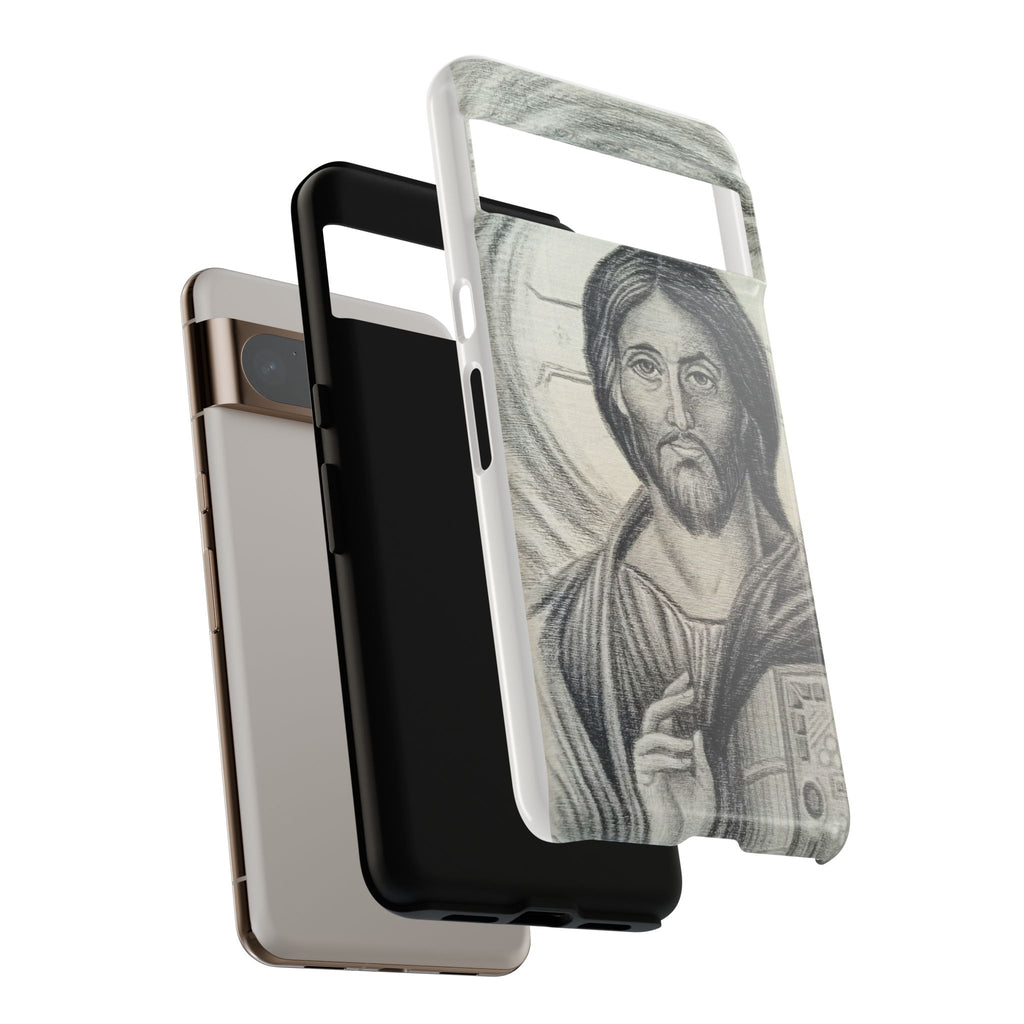 Christ Pantocrator phone case | religious icon iPhone cover
