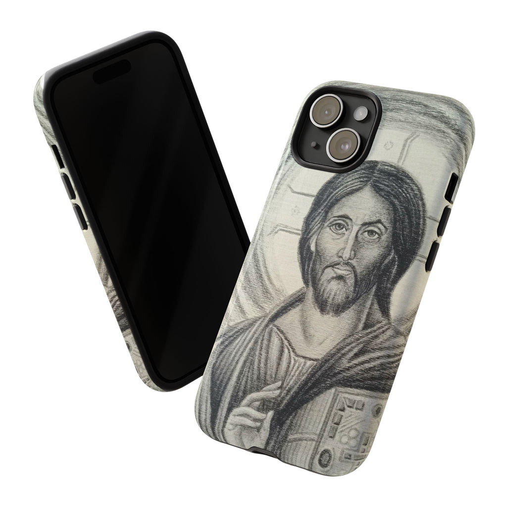 Christ Pantocrator phone case | religious icon iPhone cover