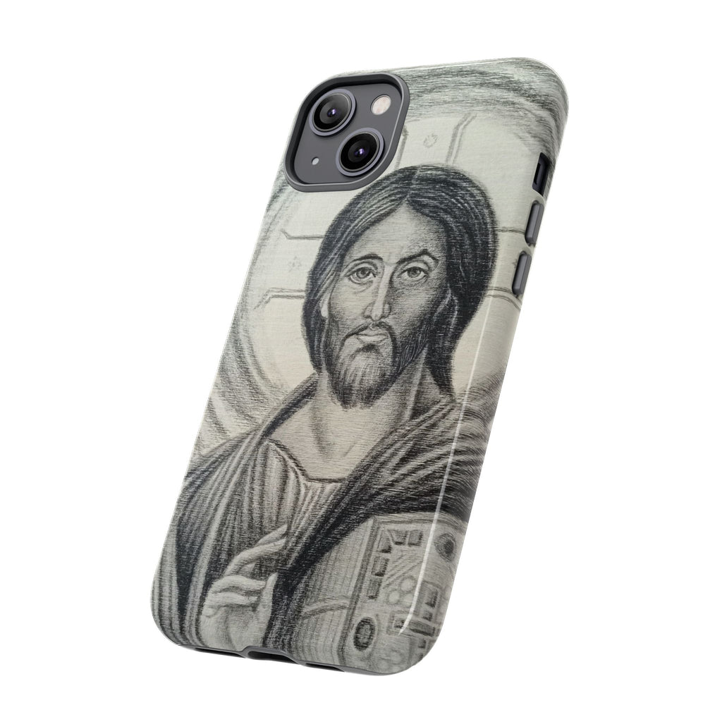 Christ Pantocrator phone case | religious icon iPhone cover