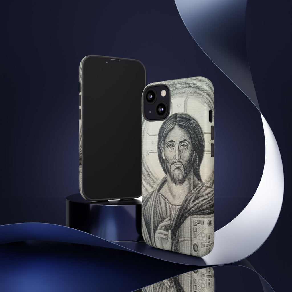 Christ Pantocrator phone case | religious icon iPhone cover