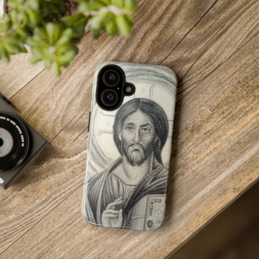Christ Pantocrator phone case | religious icon iPhone cover