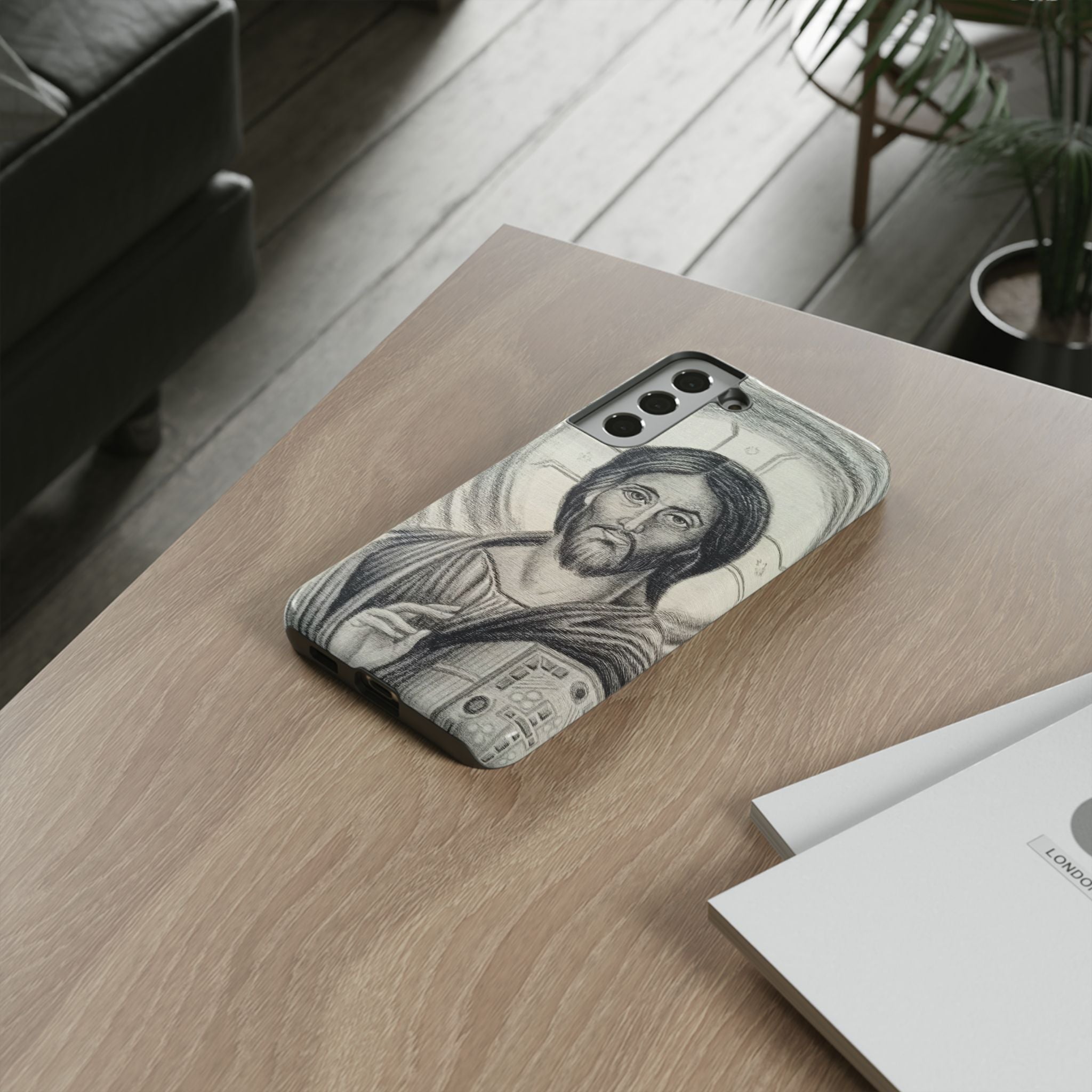 Christ Pantocrator phone case | religious icon iPhone cover