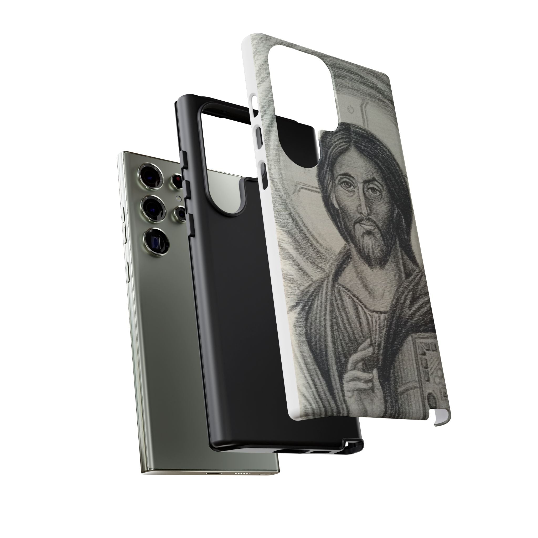 Christ Pantocrator phone case | religious icon iPhone cover