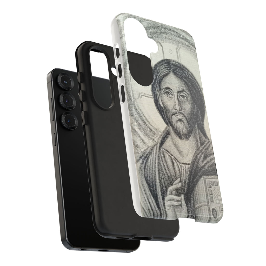 Christ Pantocrator phone case | religious icon iPhone cover